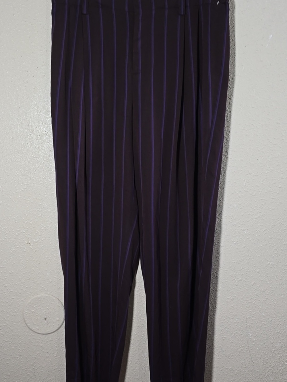 Vince Striped Brown And Purple Dress Pants Size 12 NWT - Picture 3 of 6